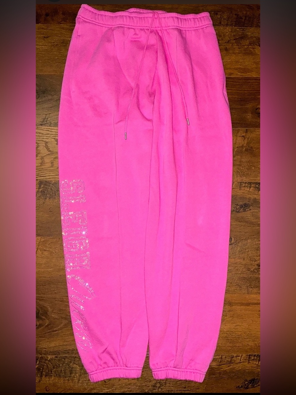 Victoria's Secret PINK bling 2025 Black Friday Sleigh Queen Campus Sweatpants 🩷
